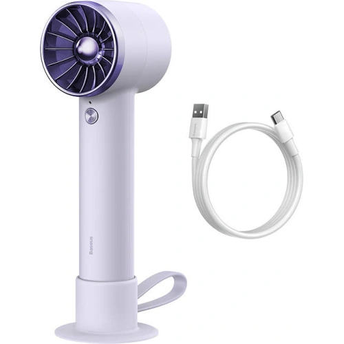 Kup Ventilator portabil manual Baseus Flyer Turbine + cablu Lightning (mov) - BSU3266PRP - {ean13} - Sklep Home Screen