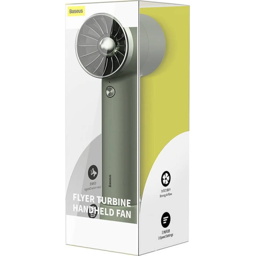 Kup Ventilator portabil manual Baseus Flyer Turbine + cablu Lightning (verde) - BSU3267GRN - {ean13} - Sklep Home Screen