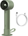 Kup Tragbarer Handventilator Baseus Flyer Turbine + Lightning-Kabel (grün) - BSU3267GRN - {ean13} - Sklep Home Screen