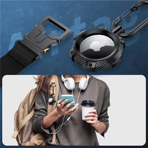 Kup Case Tech-Protect TPUCarbon Apple AirTag Schwarz - THP1111BLK - {ean13} - Sklep Home Screen