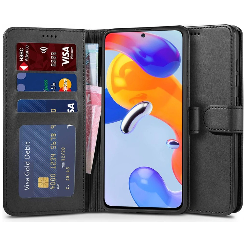 Etui Tech-Protect Wallet Redmi Note 11S 5G/POCO M4 Pro 5G Black