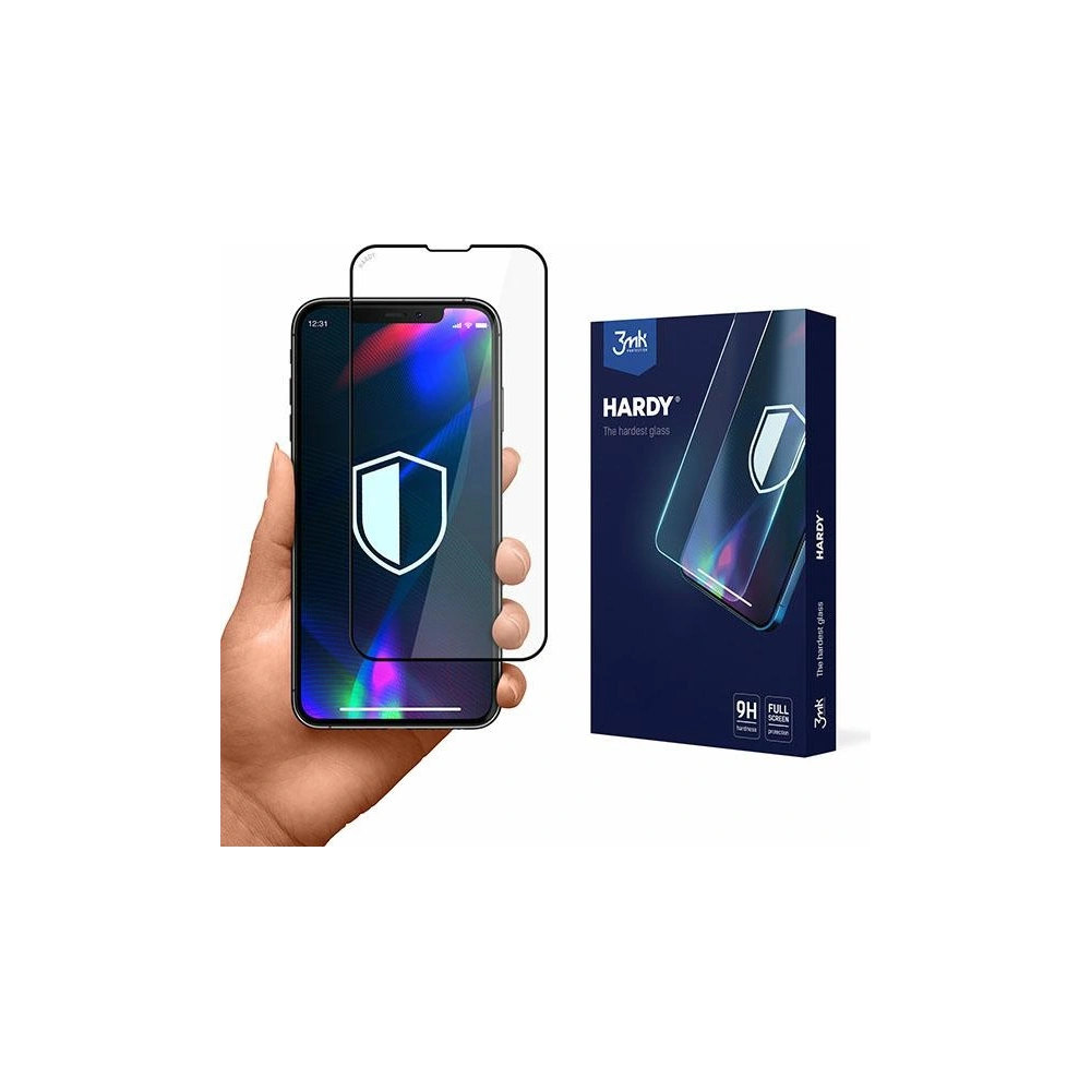 Szkło hartowane 3MK Hardy Apple iPhone 13 mini czarny/black