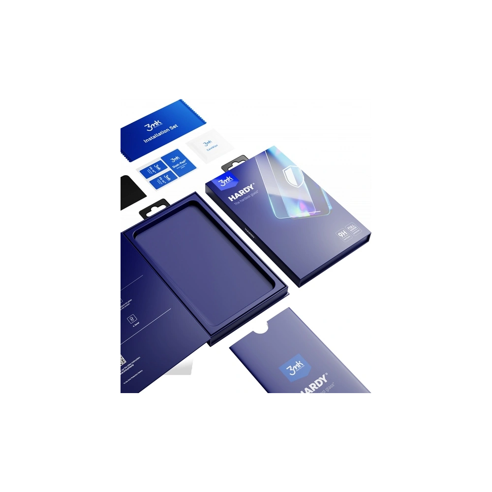 Szkło hartowane 3MK Hardy Apple iPhone 13 Pro Max czarny/black