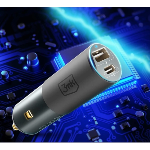 Kup Ładowarka samochodowa 3MK HyperCar Charger 100W Power Delivery USB-A + USB-C - 3MK3754 - {ean13} - Sklep Home Screen