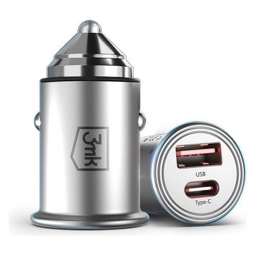 Buy 3MK HyperCar Charger Car Charger30W Power Delivery USB-A + USB-C - 3MK3755 - {ean13} - Home Screen Store Europe