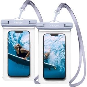 Kup Univerzální vodotěsné pouzdro Spigen A601 Universal Waterproof Case Aqua Blue [2 PACK] - SPN2265BLU - {ean13} - Sklep Home Screen