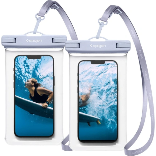 Kup Universelle wasserdichte Hülle Spigen A601 Universal Waterproof Case Aqua Blue [2 PACK] - SPN2265BLU - {ean13} - Sklep Home Screen
