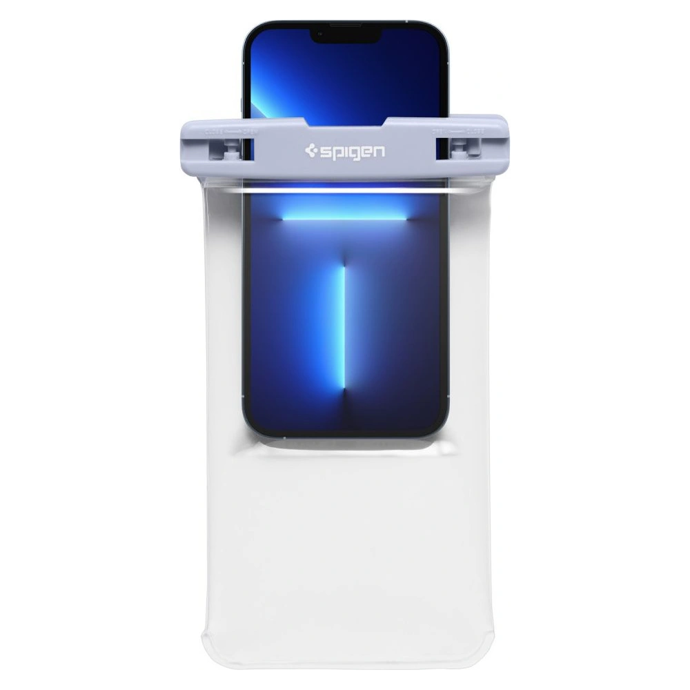 Uniwersalne wodoszczelne etui Spigen A601 Universal Waterproof Case Aqua Blue [2 PACK]