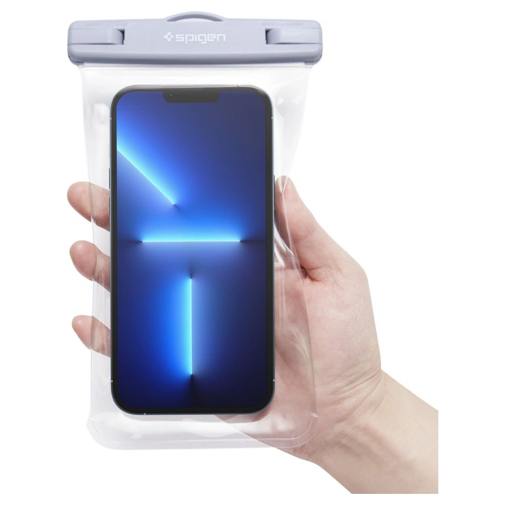 Uniwersalne wodoszczelne etui Spigen A601 Universal Waterproof Case Aqua Blue [2 PACK]