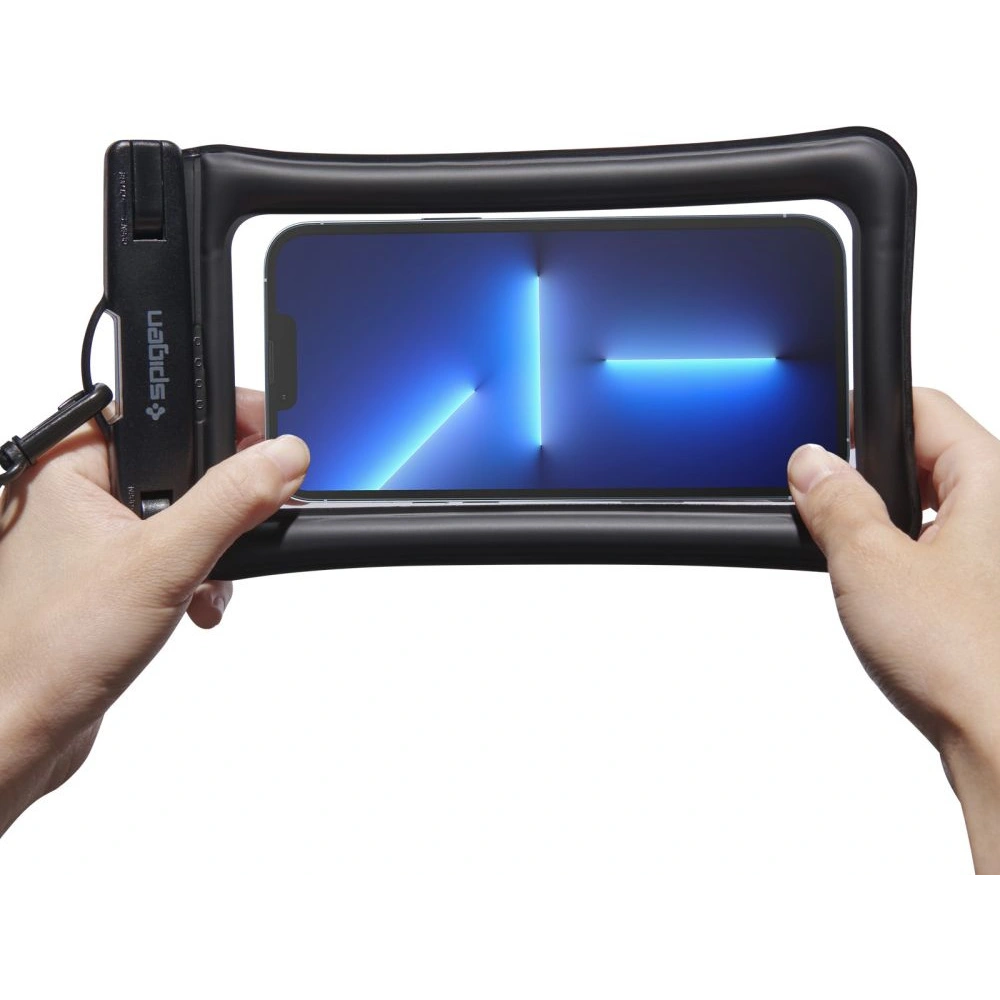 Uniwersalne wodoszczelne etui Spigen A610 Universal Waterproof Float Case Black [2 PACK]