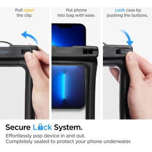 Buy Spigen A610 Universal Waterproof Float Case Black [2 PACK] - SPN2266BLK - {ean13} - Home Screen Store Europe