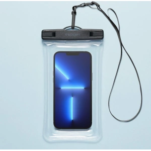 Kup Univerzální vodotěsné pouzdro Spigen A610 Univerzální vodotěsné plovoucí pouzdro Crystal Clear [2 PACK] - SPN2267CL - {ean13} - Sklep Home Screen