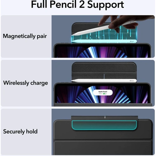 Kup Etui ESR Rebound Hybrid Apple iPad Pro 11 2020/2021 (2. és 3. generáció) Fekete - ESR498BLK - {ean13} - Sklep Home Screen