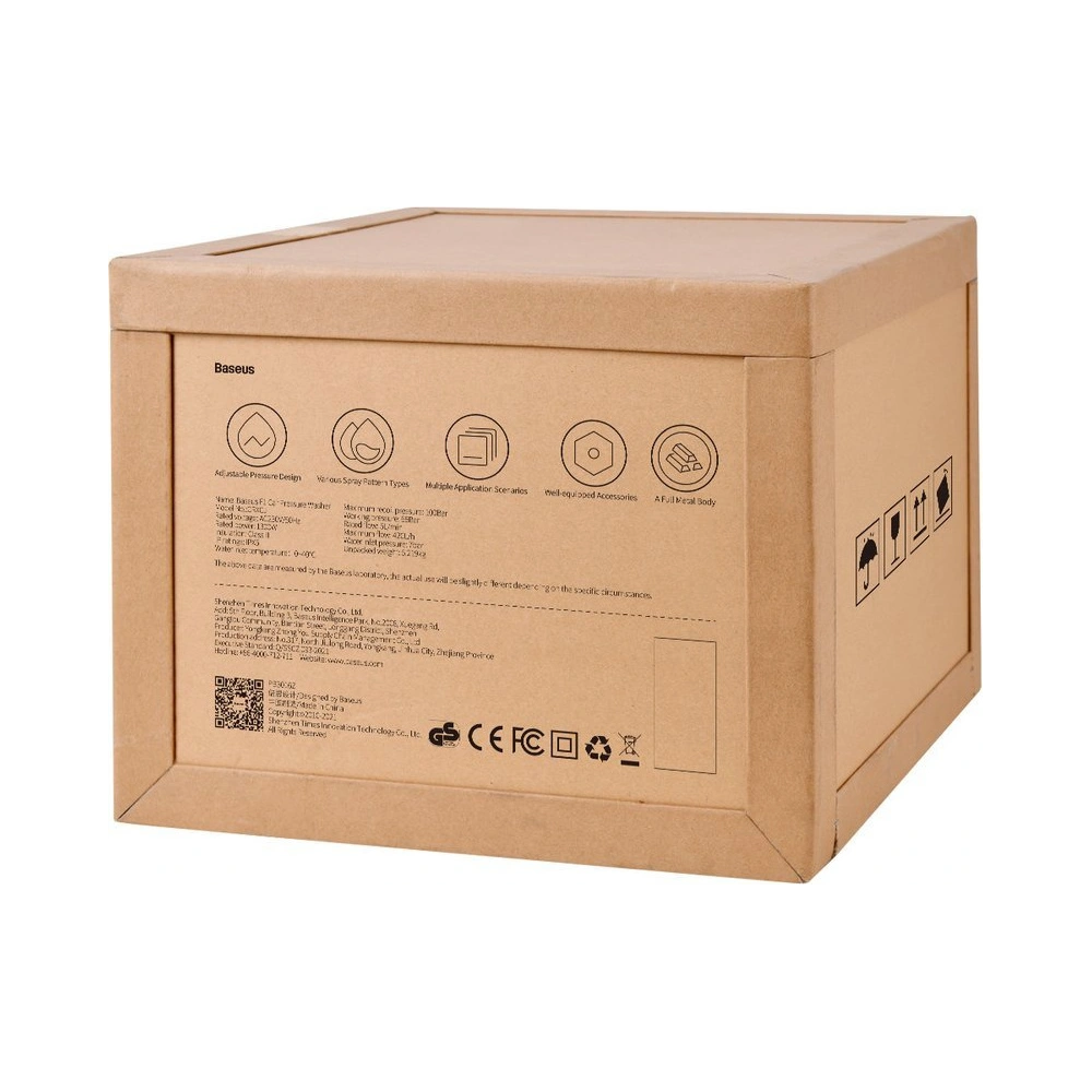 Przenośna myjka ciśnieniowa Baseus F1 (zestaw M) szary