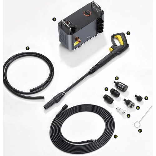 Buy Baseus F1 Car Pressure Washer EU Tarnish (M) gray (CRXCJ-B0A) - BSU3268GRY - {ean13} - Home Screen Store Europe