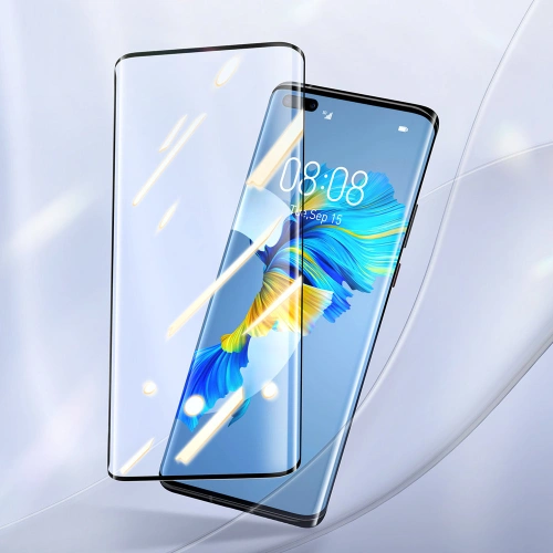 Buy Baseus 0.25mm tempered glass for Huawei Mate 40 Pro full screen with frame + mounting kit (SGQJ010101) - BSU3269 - {ean13} - Home Screen Store Europe