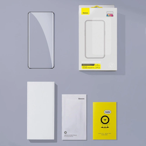 Kup Tvrzené sklo Baseus 0,25mm Huawei Mate 40 Pro Full Cover - BSU3269 - {ean13} - Sklep Home Screen