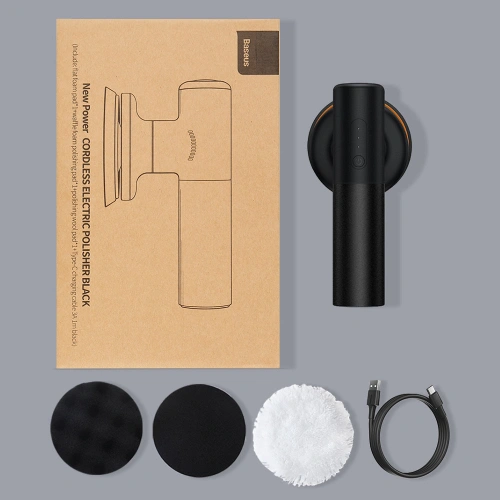Kup Kabellose elektrische Poliermaschine Baseus 30W 4000mAh schwarz - BSU3271BLK - {ean13} - Sklep Home Screen