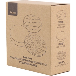 Zestaw akcesoriów do bezprzewodowej maszyny polerskiej Baseus CRDLQ-B01 [3 PACK]
