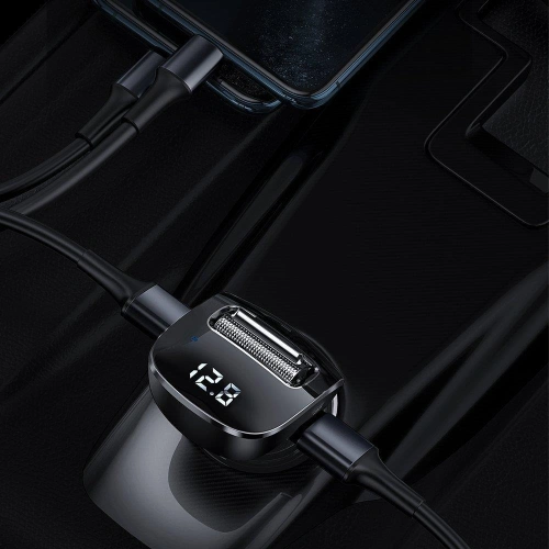 Kup FM-Transmitter Baseus F40 Bluetooth AUX-Port Auto-Ladegerät 2x USB 15W 2A schwarz - BSU3273BLK - {ean13} - Sklep Home Screen