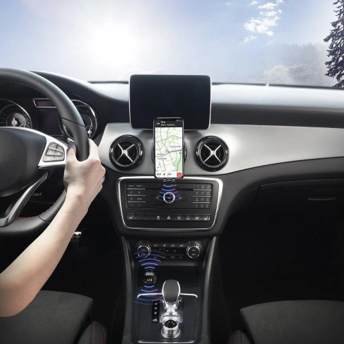 Kup FM-Transmitter Baseus F40 Bluetooth AUX-Port Auto-Ladegerät 2x USB 15W 2A schwarz - BSU3273BLK - {ean13} - Sklep Home Screen