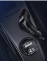 Kup Transmițător FM Baseus F40 Bluetooth port AUX încărcător auto 2x USB 15W 2A negru - BSU3273BLK - {ean13} - Sklep Home Screen