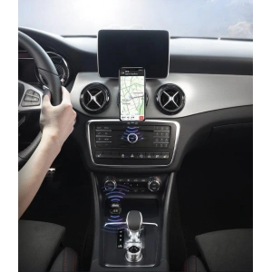 Kup Transmiter FM Baseus F40 Bluetooth port AUX ładowarka samochodowa 2x USB 15W 2A czarny - BSU3273BLK - {ean13} - Sklep Home Screen