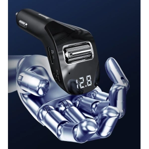 Kup Transmiter FM Baseus F40 Bluetooth port AUX ładowarka samochodowa 2x USB 15W 2A czarny - BSU3273BLK - {ean13} - Sklep Home Screen