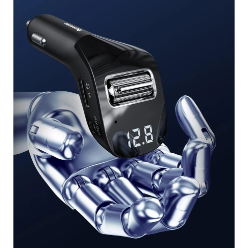 Kup FM-Transmitter Baseus F40 Bluetooth AUX-Port Auto-Ladegerät 2x USB 15W 2A schwarz - BSU3273BLK - {ean13} - Sklep Home Screen