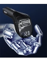 Kup FM-Transmitter Baseus F40 Bluetooth AUX-Port Auto-Ladegerät 2x USB 15W 2A schwarz - BSU3273BLK - {ean13} - Sklep Home Screen