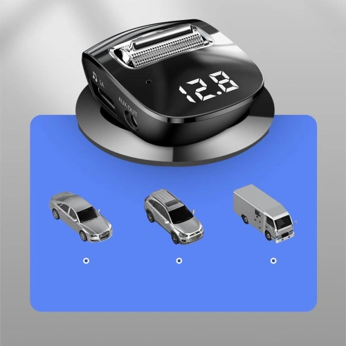 Kup FM-Transmitter Baseus F40 Bluetooth AUX-Port Auto-Ladegerät 2x USB 15W 2A schwarz - BSU3273BLK - {ean13} - Sklep Home Screen