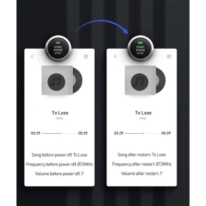 Kup Transmiter FM Baseus F40 Bluetooth port AUX ładowarka samochodowa 2x USB 15W 2A czarny - BSU3273BLK - {ean13} - Sklep Home Screen