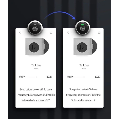 Kup FM-Transmitter Baseus F40 Bluetooth AUX-Port Auto-Ladegerät 2x USB 15W 2A schwarz - BSU3273BLK - {ean13} - Sklep Home Screen