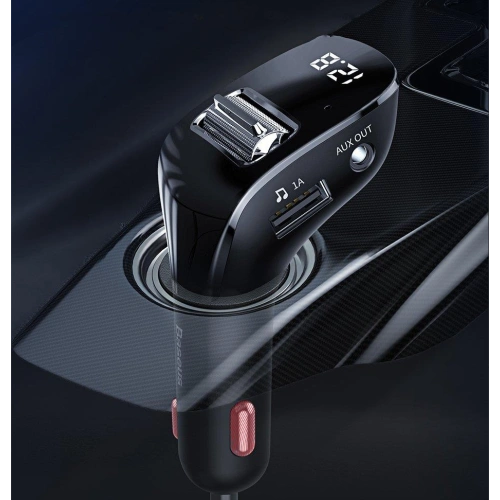 Kup FM-Transmitter Baseus F40 Bluetooth AUX-Port Auto-Ladegerät 2x USB 15W 2A schwarz - BSU3273BLK - {ean13} - Sklep Home Screen