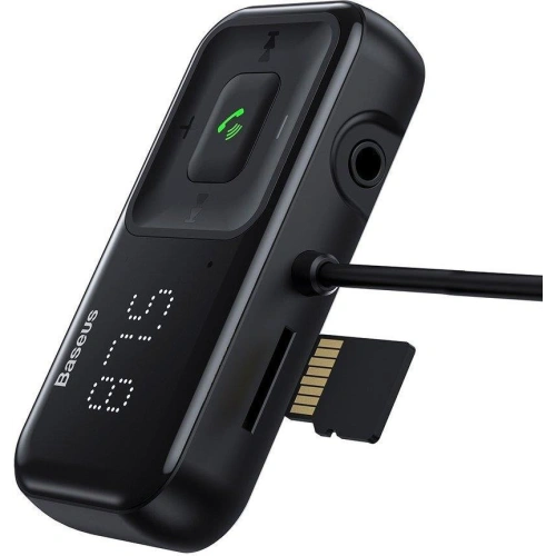 Kup FM-Transmitter Baseus S-16 Bluetooth 5.0 2x USB Autoladegerät AUX MP3 TF micro SD 3,1 A schwarz - BSU3274BLK - {ean13} - Sklep Home Screen