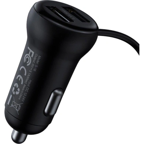 Kup Transmițător FM Baseus S-16 Bluetooth 5.0 2x USB încărcător auto AUX MP3 TF micro SD 3,1 A negru - BSU3274BLK - {ean13} - Sklep Home Screen