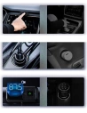 Kup FM-Transmitter Baseus S-16 Bluetooth 5.0 2x USB Autoladegerät AUX MP3 TF micro SD 3,1 A schwarz - BSU3274BLK - {ean13} - Sklep Home Screen