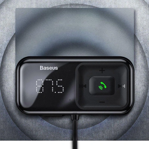 Kup FM-Transmitter Baseus S-16 Bluetooth 5.0 2x USB Autoladegerät AUX MP3 TF micro SD 3,1 A schwarz - BSU3274BLK - {ean13} - Sklep Home Screen