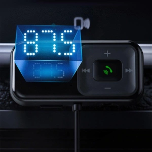 Kup Transmiter FM Baseus S-16 Bluetooth 5.0 2x USB ładowarka samochodowa AUX MP3 TF micro SD 3,1 A czarny - BSU3274BLK - {ean13} - Sklep Home Screen