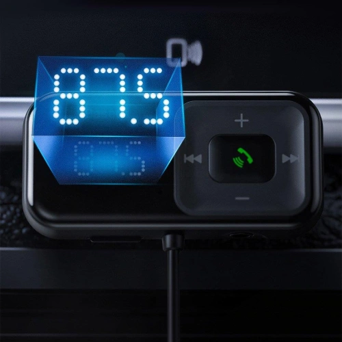 Kup FM-Transmitter Baseus S-16 Bluetooth 5.0 2x USB Autoladegerät AUX MP3 TF micro SD 3,1 A schwarz - BSU3274BLK - {ean13} - Sklep Home Screen