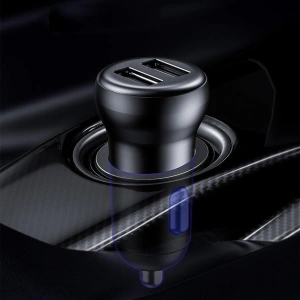 Kup Transmiter FM Baseus S-16 Bluetooth 5.0 2x USB nabíječka do auta AUX MP3 TF micro SD 3,1 A černá - BSU3274BLK - {ean13} - Sklep Home Screen
