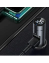Buy Baseus FM Transmiter Bluetooth 5.0 car charger 2x USB 3 A 18 W PPS Quick Charge 3.0 AFC FCP graphite - BSU3275GPH - {ean13} - Home Screen Store Europe