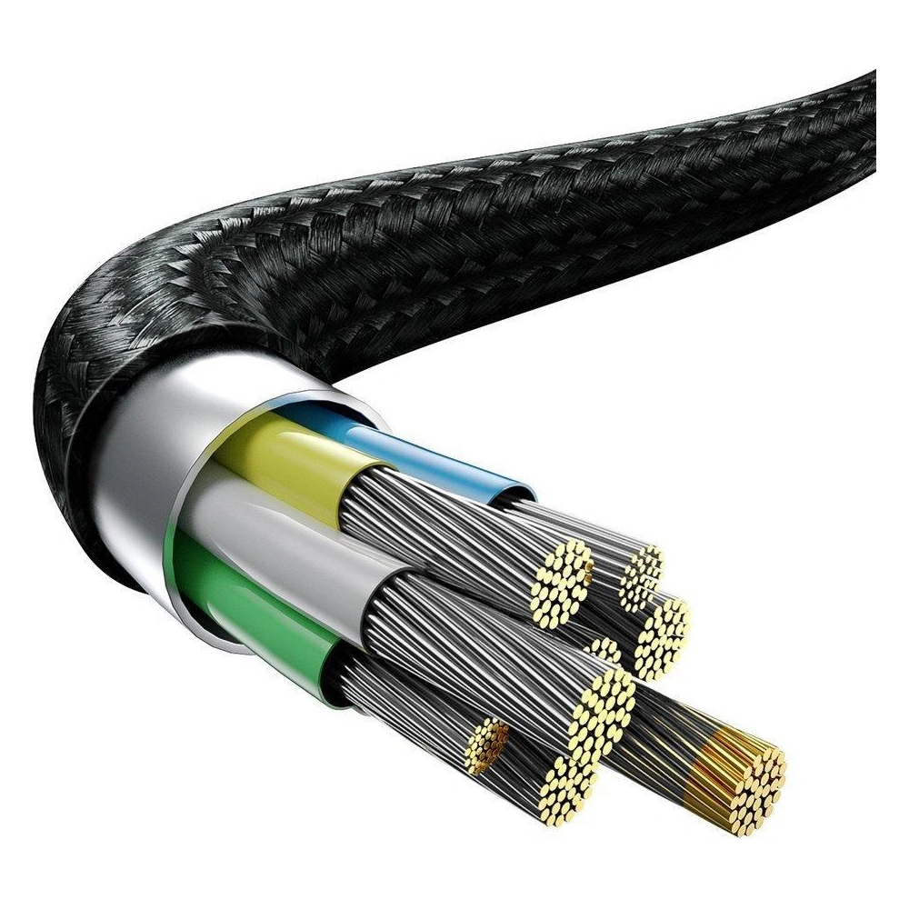 Kabel Baseus Flash Series 2w1 USB-C - USB-C + DC Adapter 100W 2m czarny