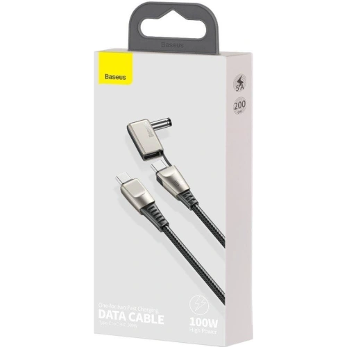 Kup Kábel Baseus Flash Series 2w1 USB-C - USB-C + DC Adapter 100W 2m fekete - BSU3276BLK - {ean13} - Sklep Home Screen