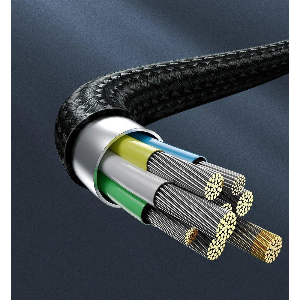 Kabel Baseus Flash Series 2w1 USB-C - USB-C + DC Adapter 100W 2m czarny