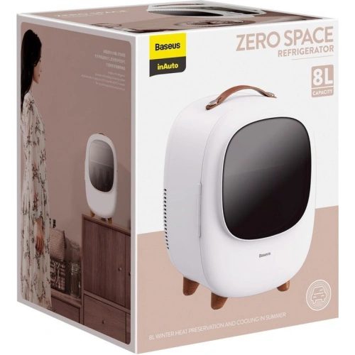 Buy Baseus Zero Space Fridge cooler with heating 8L 220V EU/12V white - BSU3278WHT - {ean13} - Home Screen Store Europe