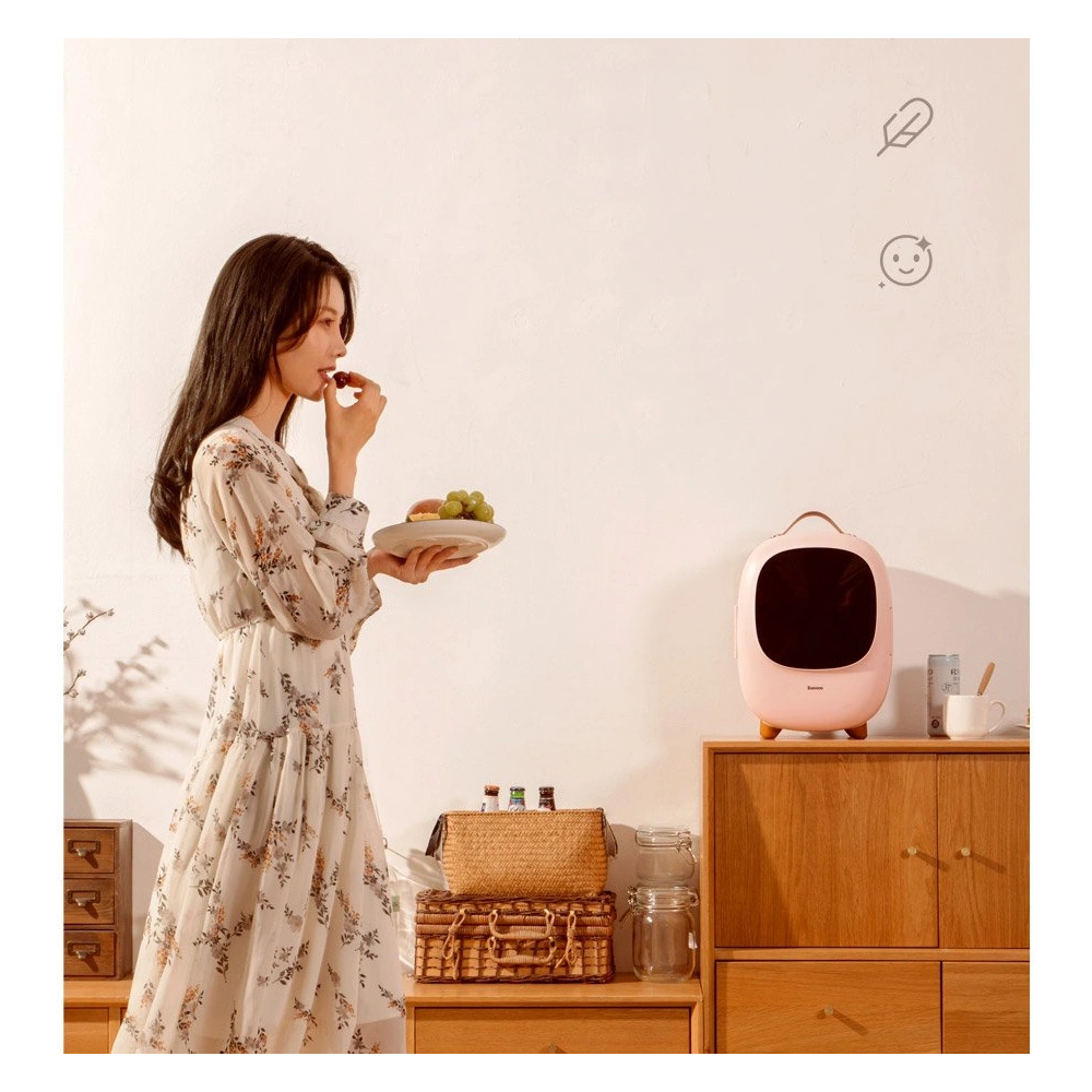 Lodówka turystyczna z podgrzewaniem Baseus Zero Space Fridge 8L 220V EU/12V biały