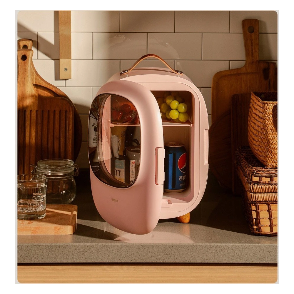 Lodówka turystyczna z podgrzewaniem Baseus Zero Space Fridge 8L 220V EU/12V biały