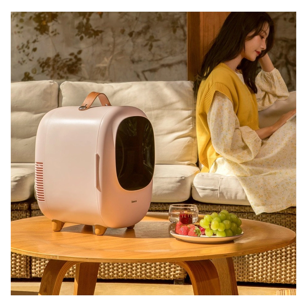 Lodówka turystyczna z podgrzewaniem Baseus Zero Space Fridge 8L 220V EU/12V biały