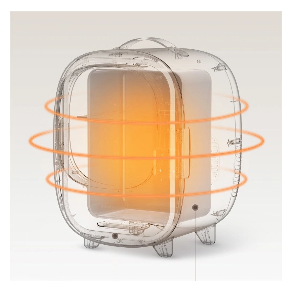 Lodówka turystyczna z podgrzewaniem Baseus Zero Space Fridge 8L 220V EU/12V biały